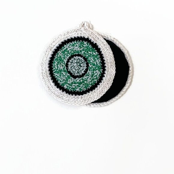 Crochet Pot Holders, Handmade Kitchen Decor, Trivet, Crochet Gifts for Mom - Picture 7 of 8